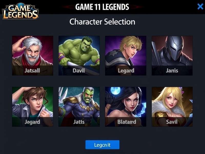 Game11Legend Character Selection